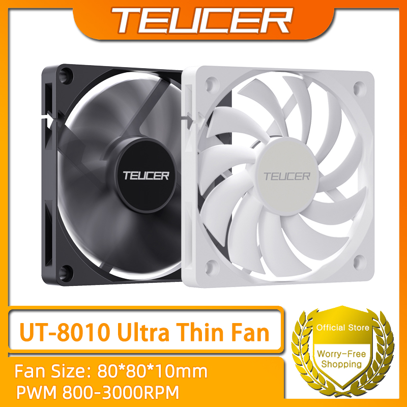 Esports Gaming Fan - TEUCER UT-8010 Kipas Sasis Ultra-tipis 80x10mm