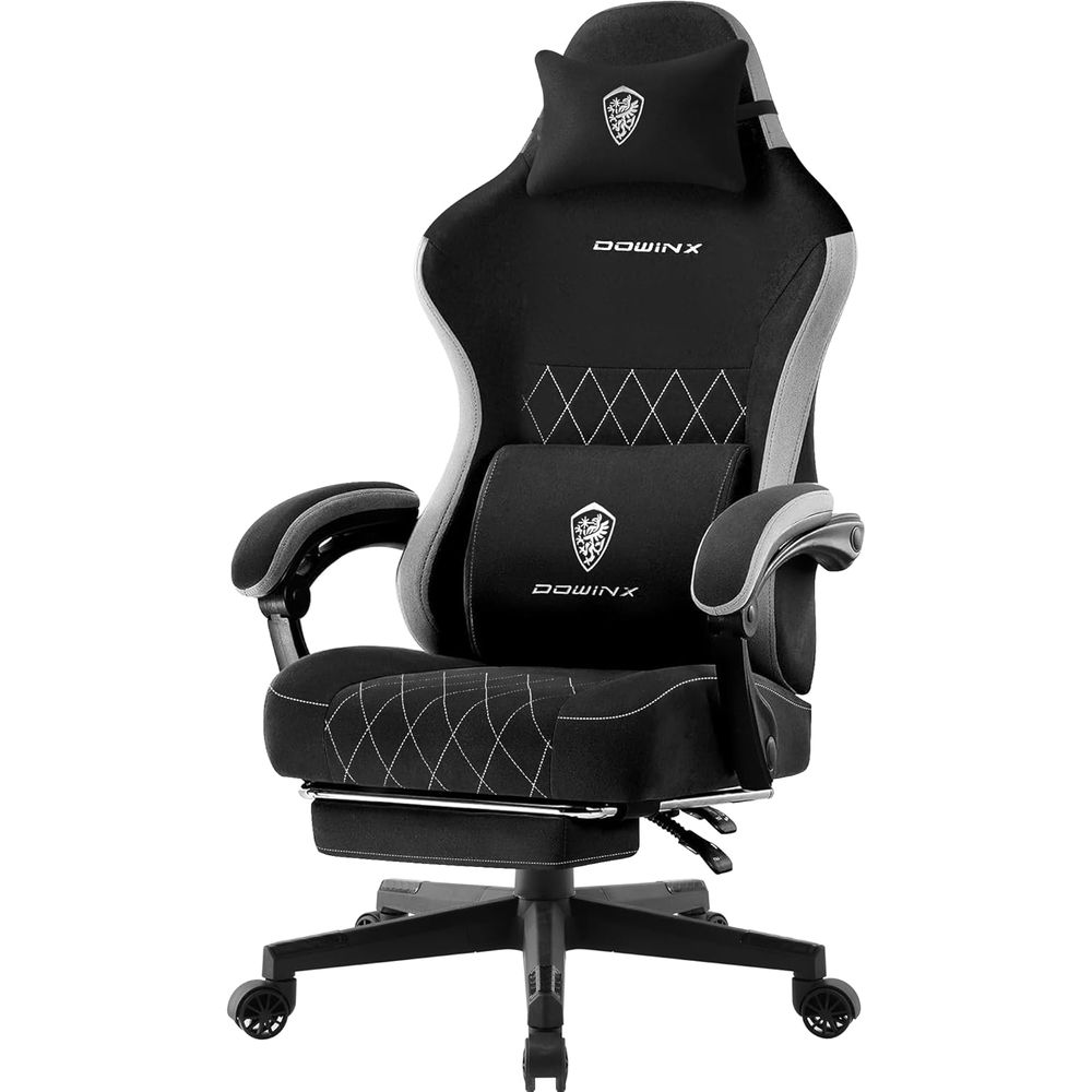 Gaming & Esports District - Kursi Gaming Ergonomis dengan Kain Bernapas,