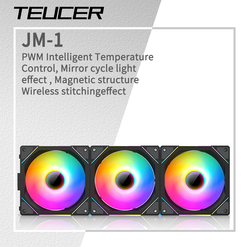Esports Gaming Fan - TEUCER casing kipas pendingin JM-1 PC,
