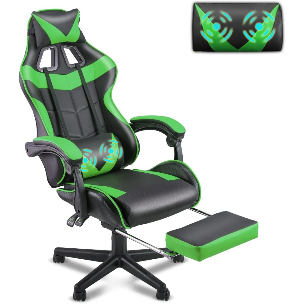 Gaming & Esports District - Kursi Gaming Ergonomis dengan Sandaran Kaki