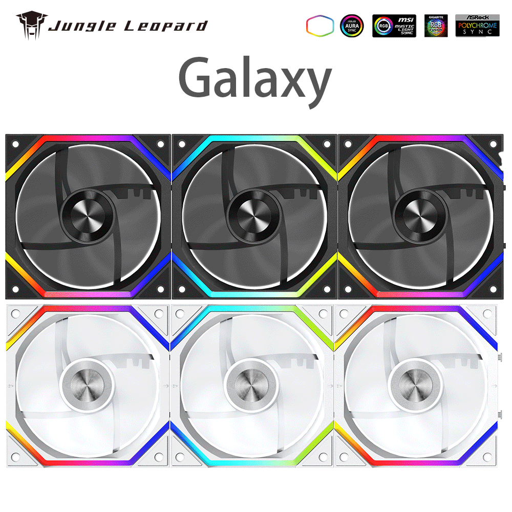 Esports Gaming Fan - Lampu Lari Mengalir Prisma Galaksi Macan
