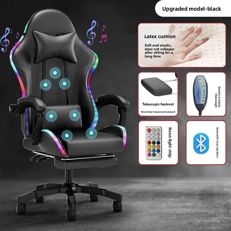 Gaming & Esports District - Kursi Gaming dengan Lampu, Speaker Bluetooth,