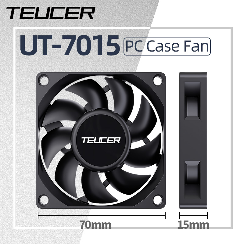 Esports Gaming Fan - Teucer UT-7015 7Cm Kipas Pendingin Chassic