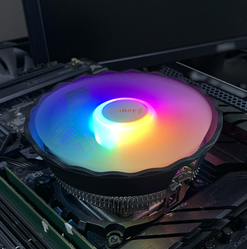 Pendingin Udara CPU RGB 90Mm K - Esports Gaming Fan ulasan dan harga