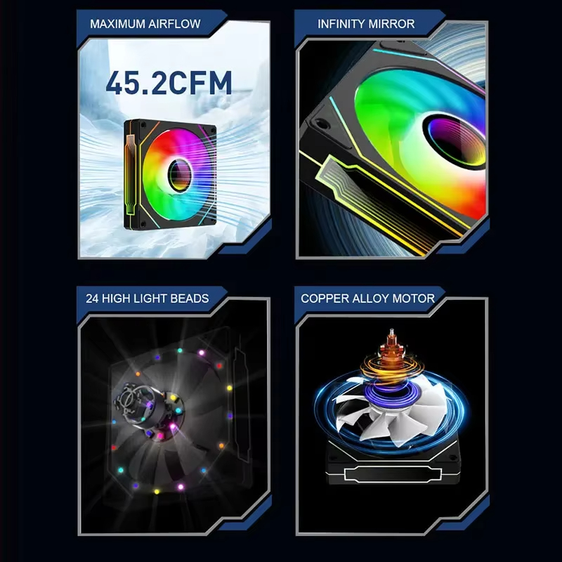 Kipas Casing PRISM 4 PRO 120mm - Esports Gaming Fan ulasan dan harga