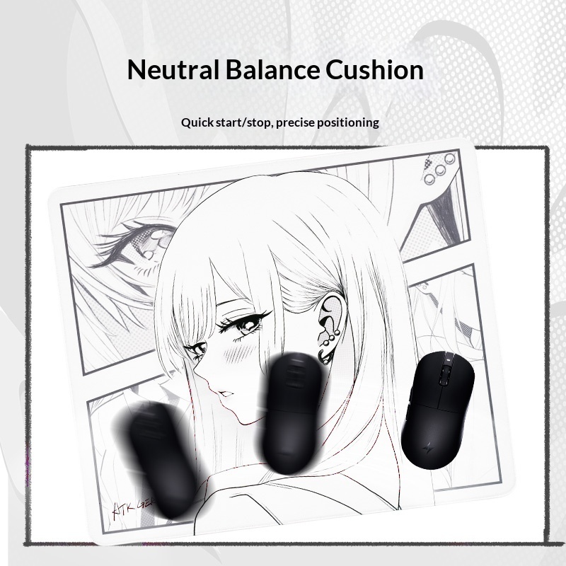 ATK Dream Anime Large Neutral  - Esports Gaming Mouse Pad ulasan dan harga