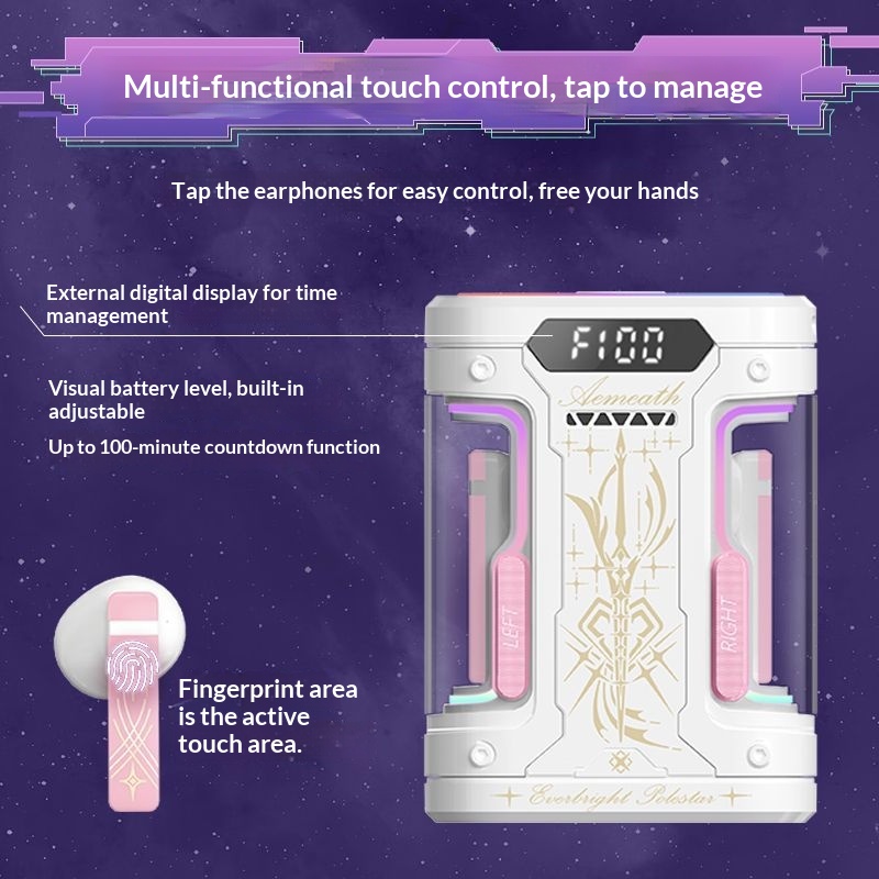 Earphone Bluetooth Anime Elysi - Esports Gaming Fan ulasan dan harga