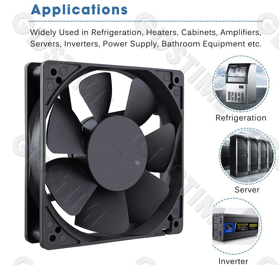 Kipas EC Gdstime 230V 220V Kip - Esports Gaming Fan ulasan dan harga