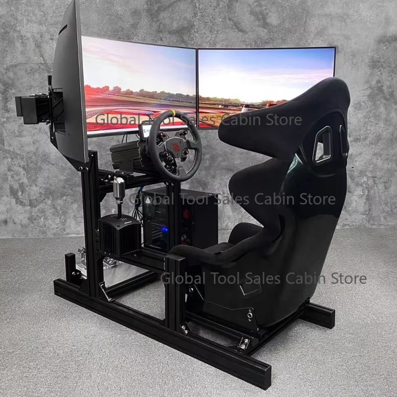 Kokpit Sim Racing Bingkai Alum - Esports Gaming Training ulasan dan harga