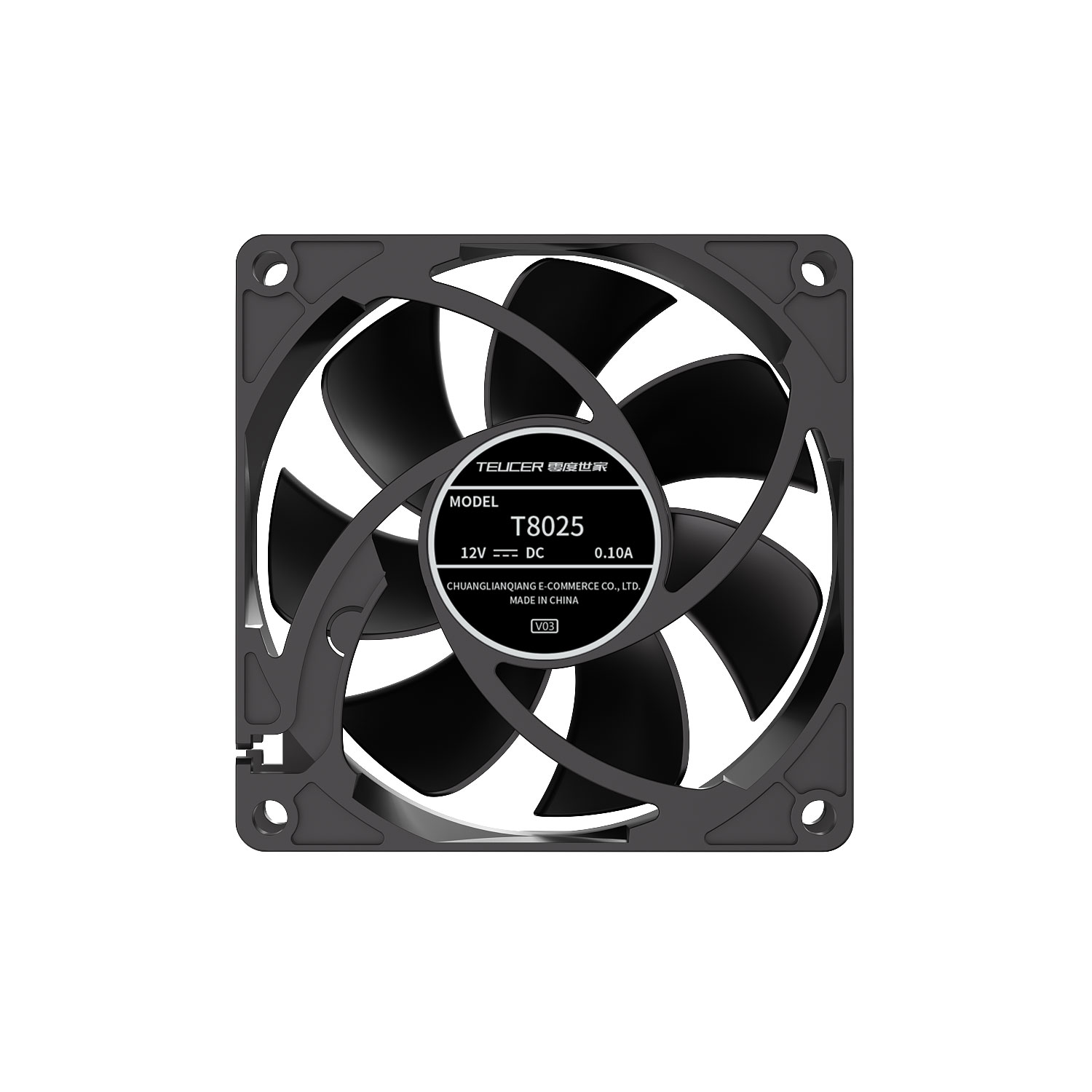 Teucer 8025 Kipas Casing PC 12 - Esports Gaming Fan ulasan dan harga