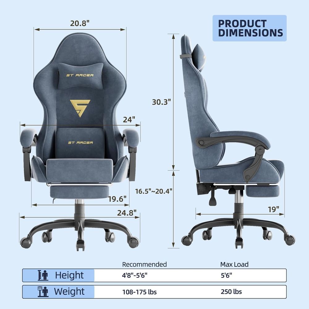 Kursi Gaming Ergonomis dengan  - Gaming & Esports District ulasan dan harga