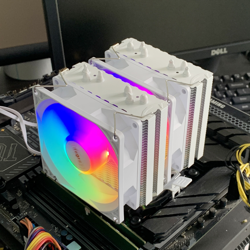 Pendingin Udara CPU AM4 6 Pipa - Esports Gaming Fan ulasan dan harga