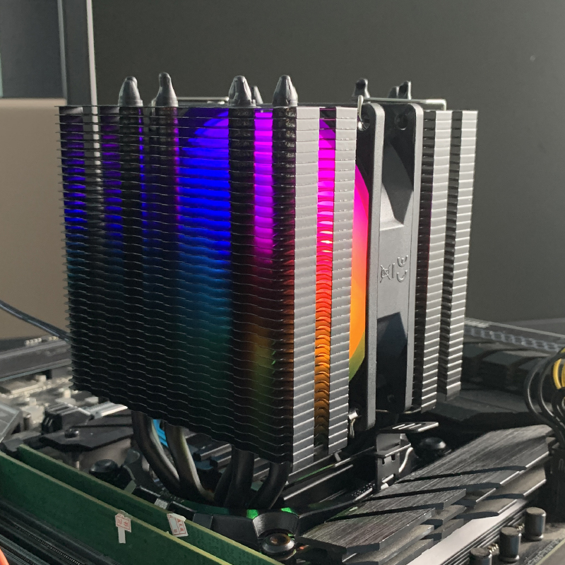 Pendingin Udara CPU AM4 6 Pipa - Esports Gaming Fan ulasan dan harga